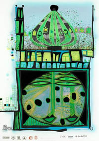 Hundertwasser - Homo Humus Come Va - 10,002 Nights - 02632